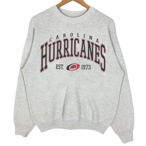 New Adidas Carolina Hurricanes NHL Hockey Athletic Sweatshirt Sweater - Sz  M